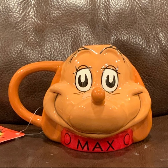 Max the Dog 16oz Sculpted Ceramic Mug How the Grinch Stole Christmas Collection - Picture 2 of 14